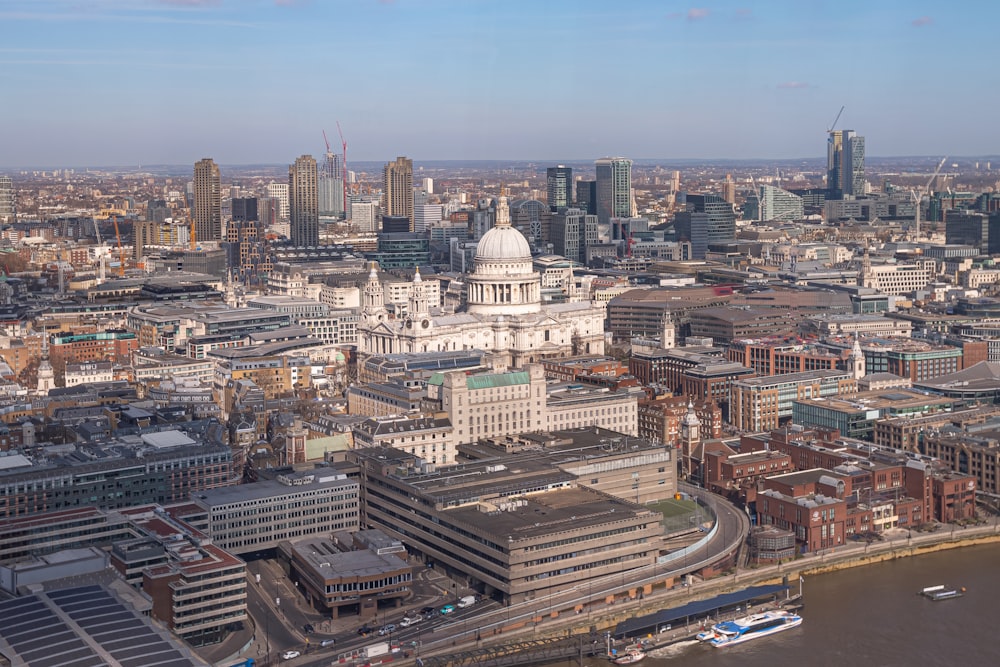 aerial view of city buildings during daytime