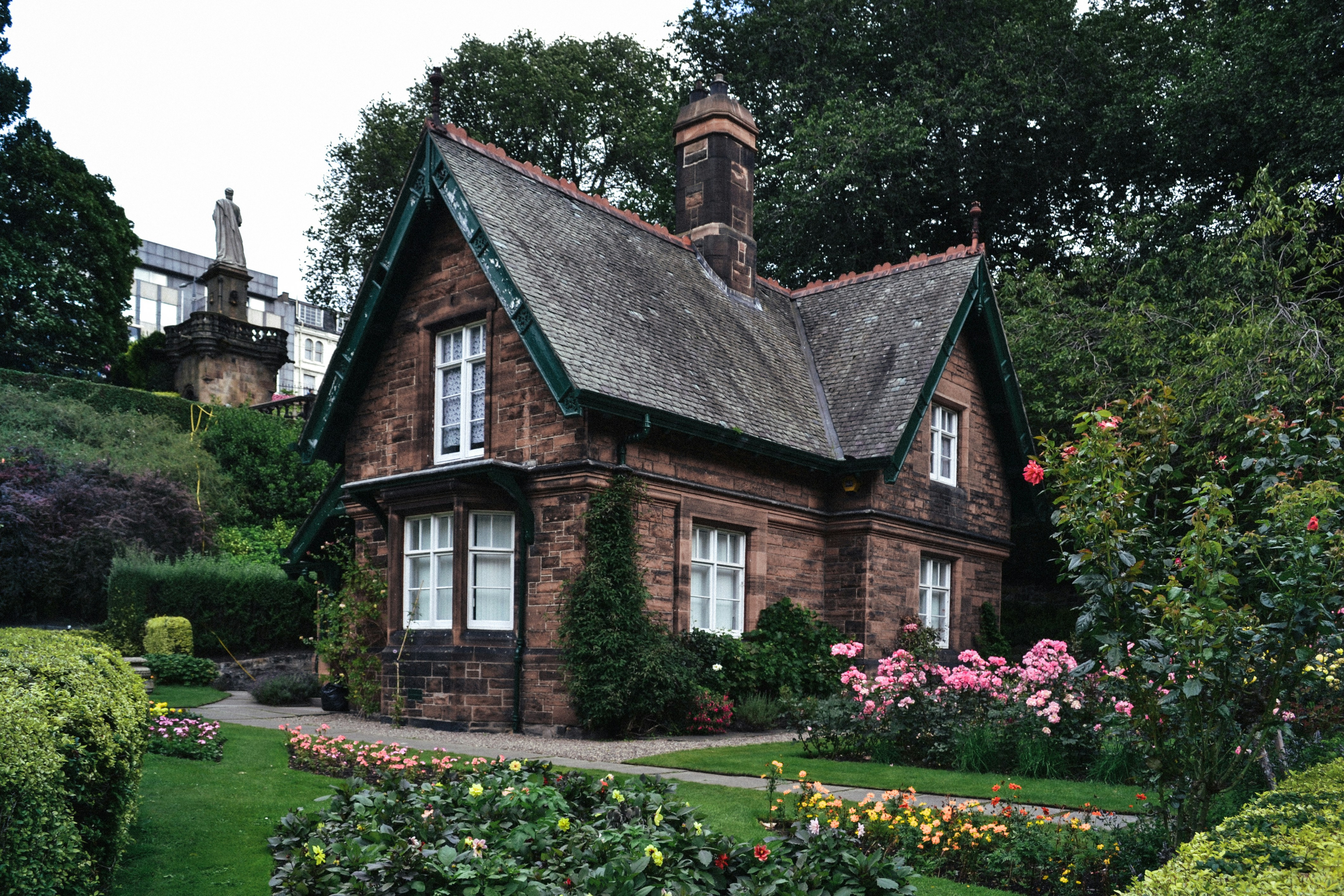 A charming house in Princes Street Gardens, Edinburgh