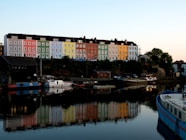 Bristol harbourside and colourful houses