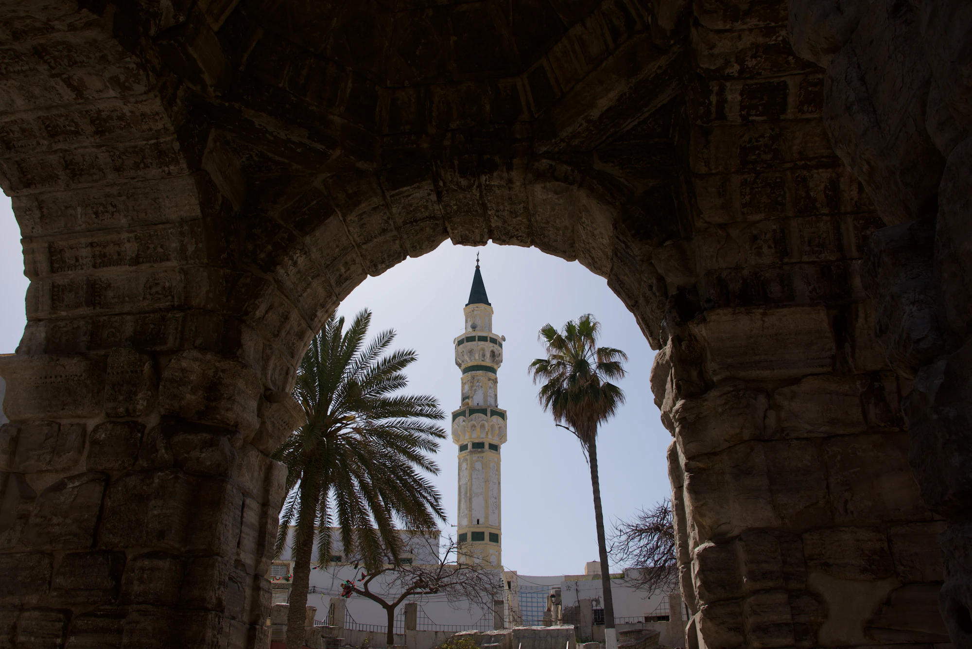 The Arch of Marcus Aurelius in Tripoli's old city