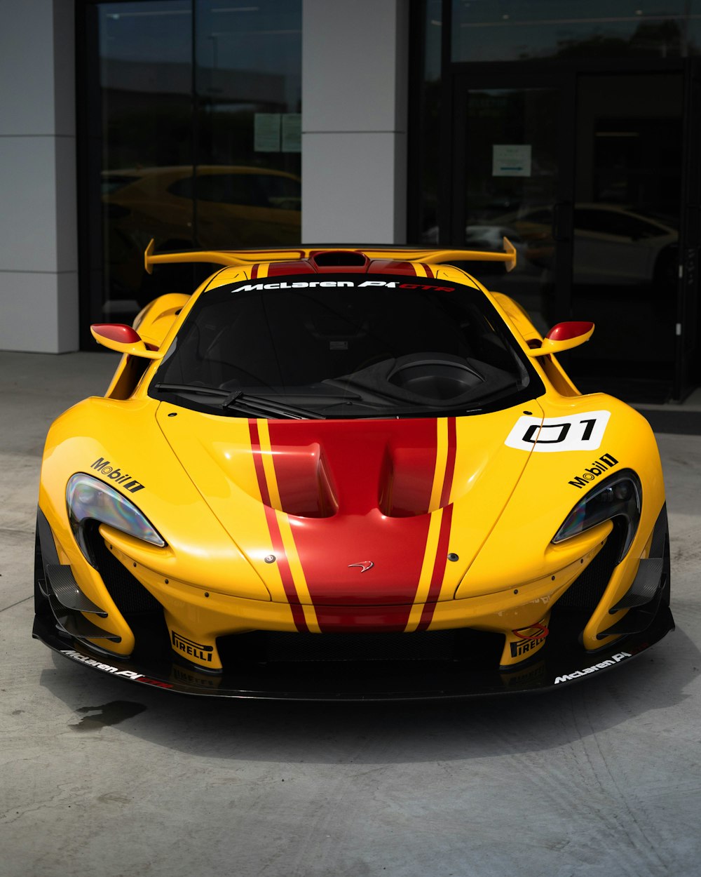 red and yellow ferrari f 1