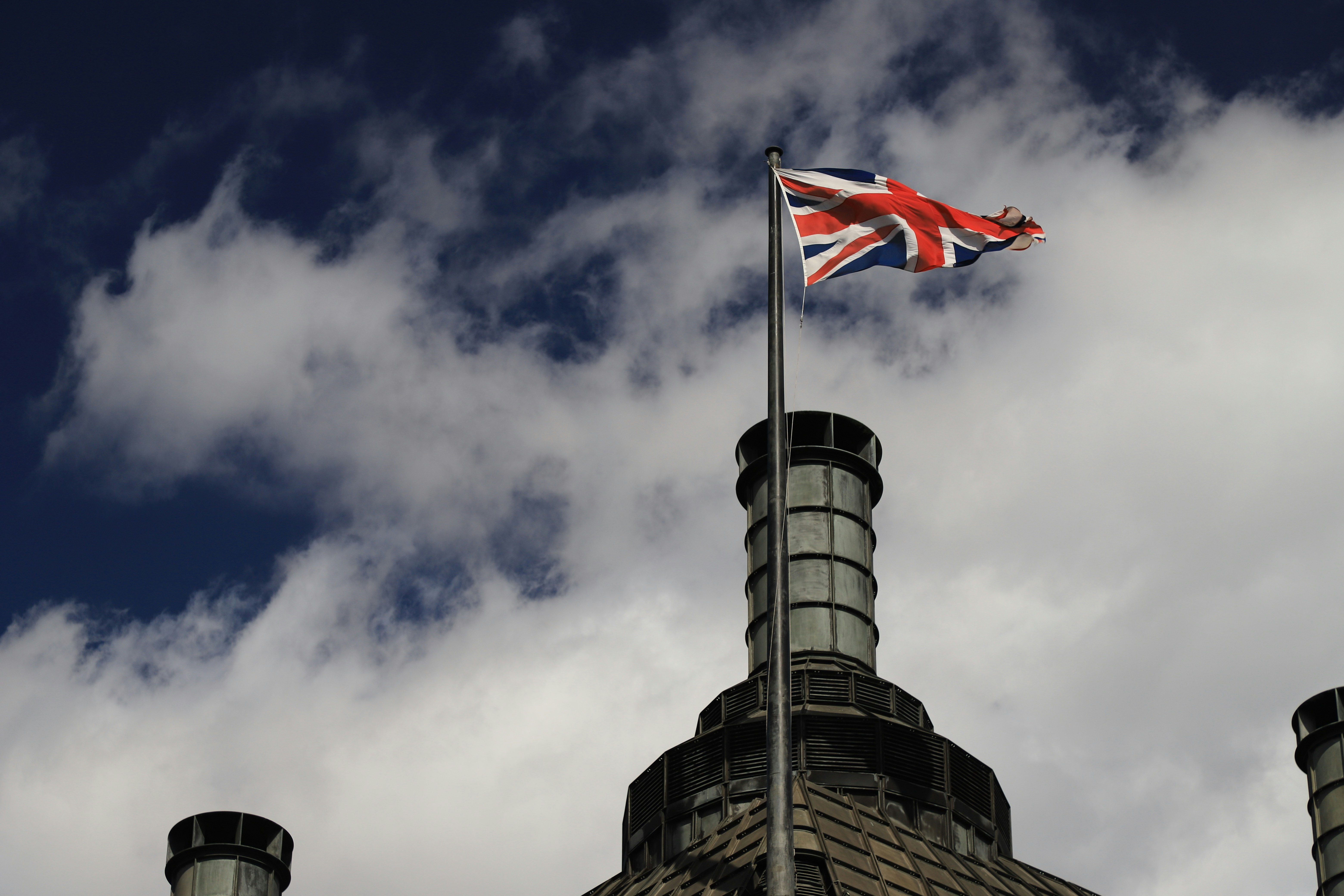 Us a flag on pole under blue sky during daytime photo – Free ...