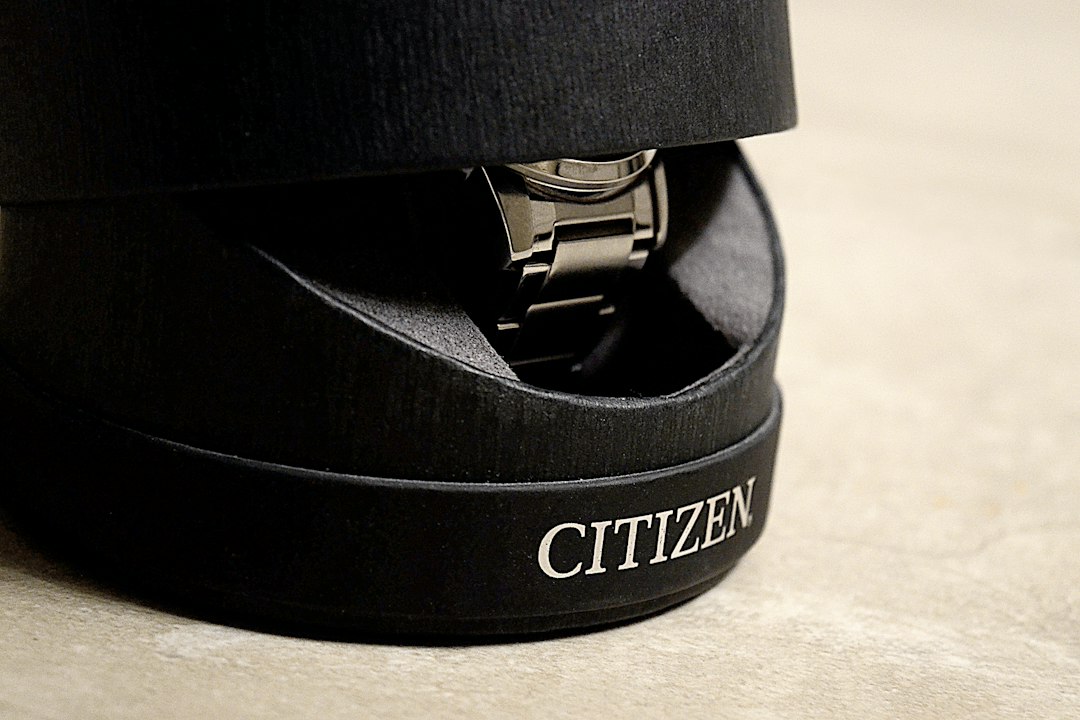 leather watch strap detail