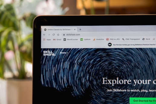 a computer screen with a web page on it