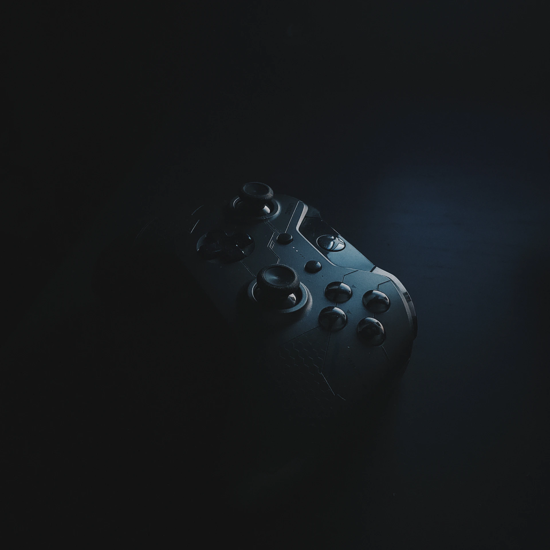 black xbox one game controller