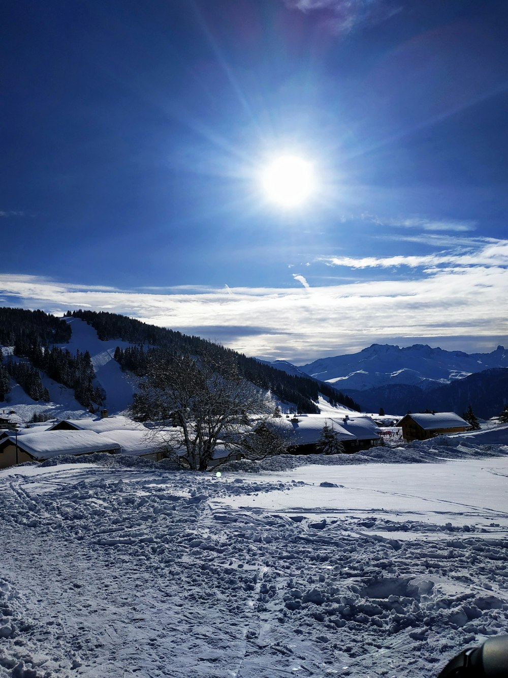 snow covered mountain under blue sky during daytime