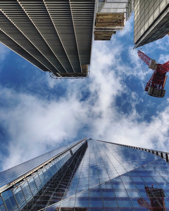 low angle photography of high rise building in The Shard United Kingdom