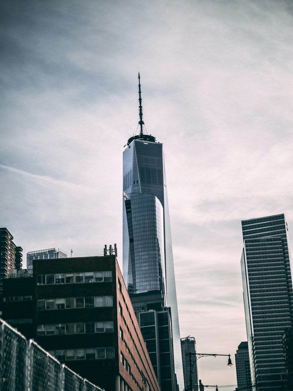 gray concrete building under gray sky