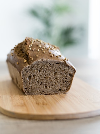 brown bread on brown wooden table