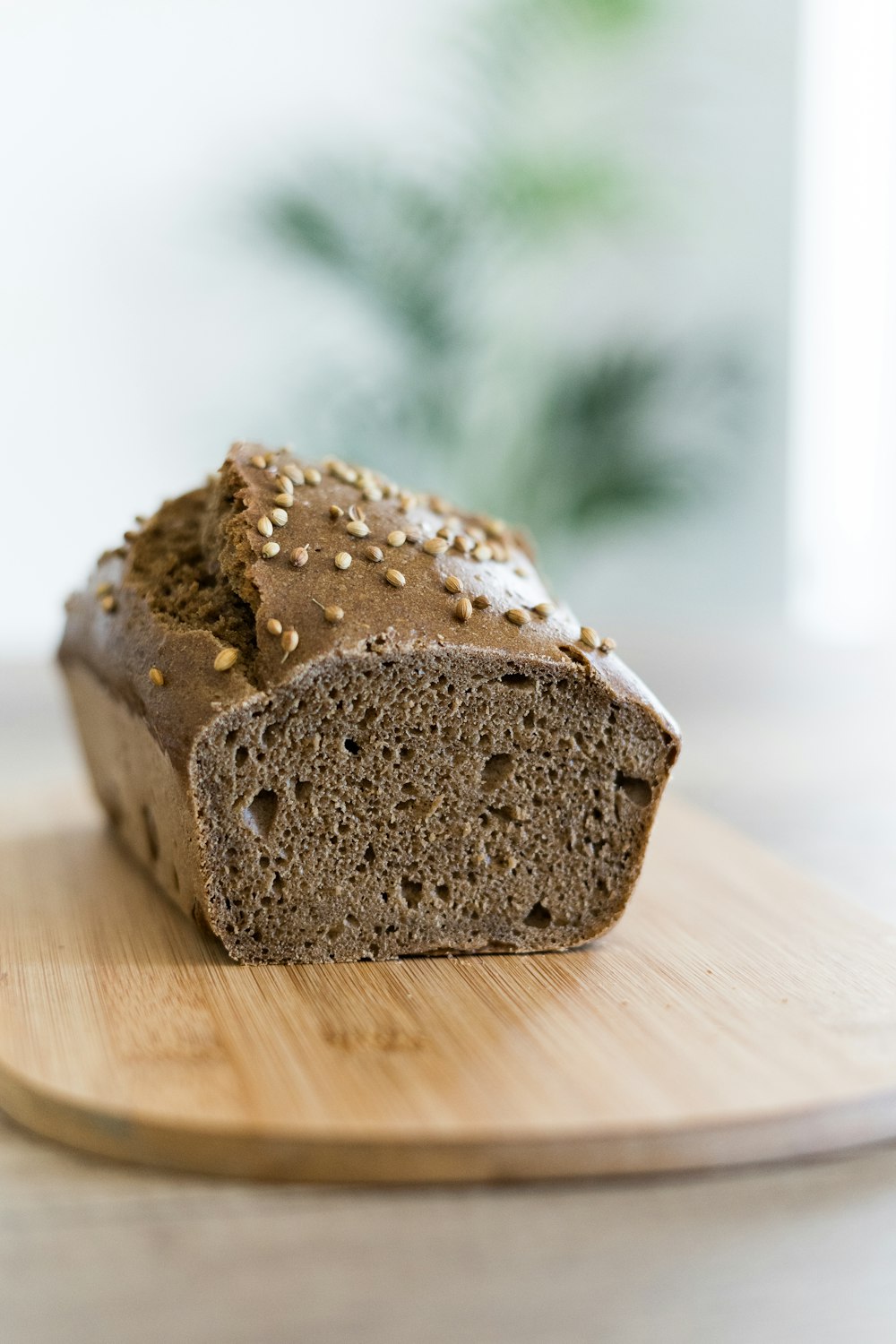 brown bread on brown wooden table