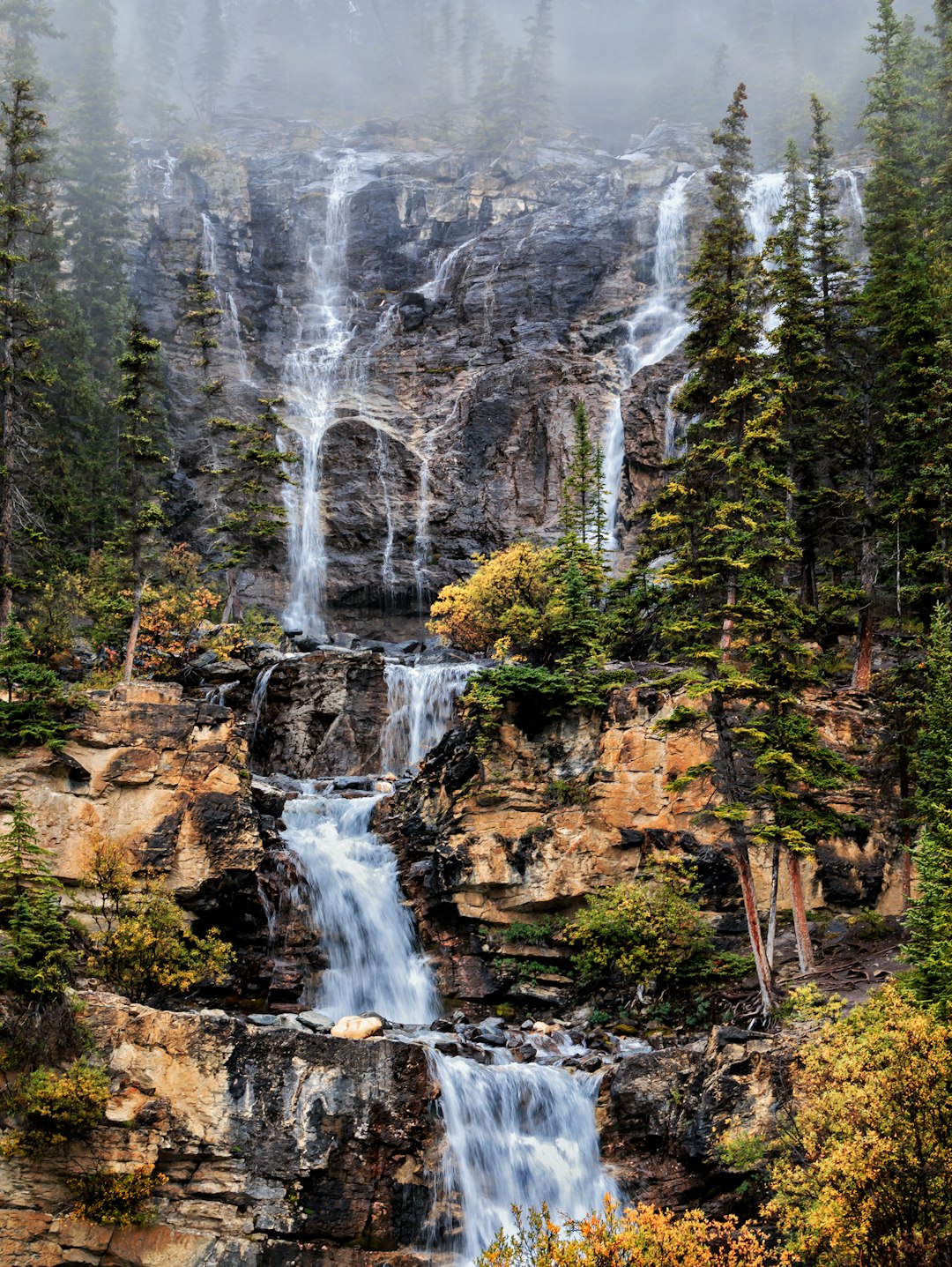 Waterfall photo spot Banff Elbow Lake