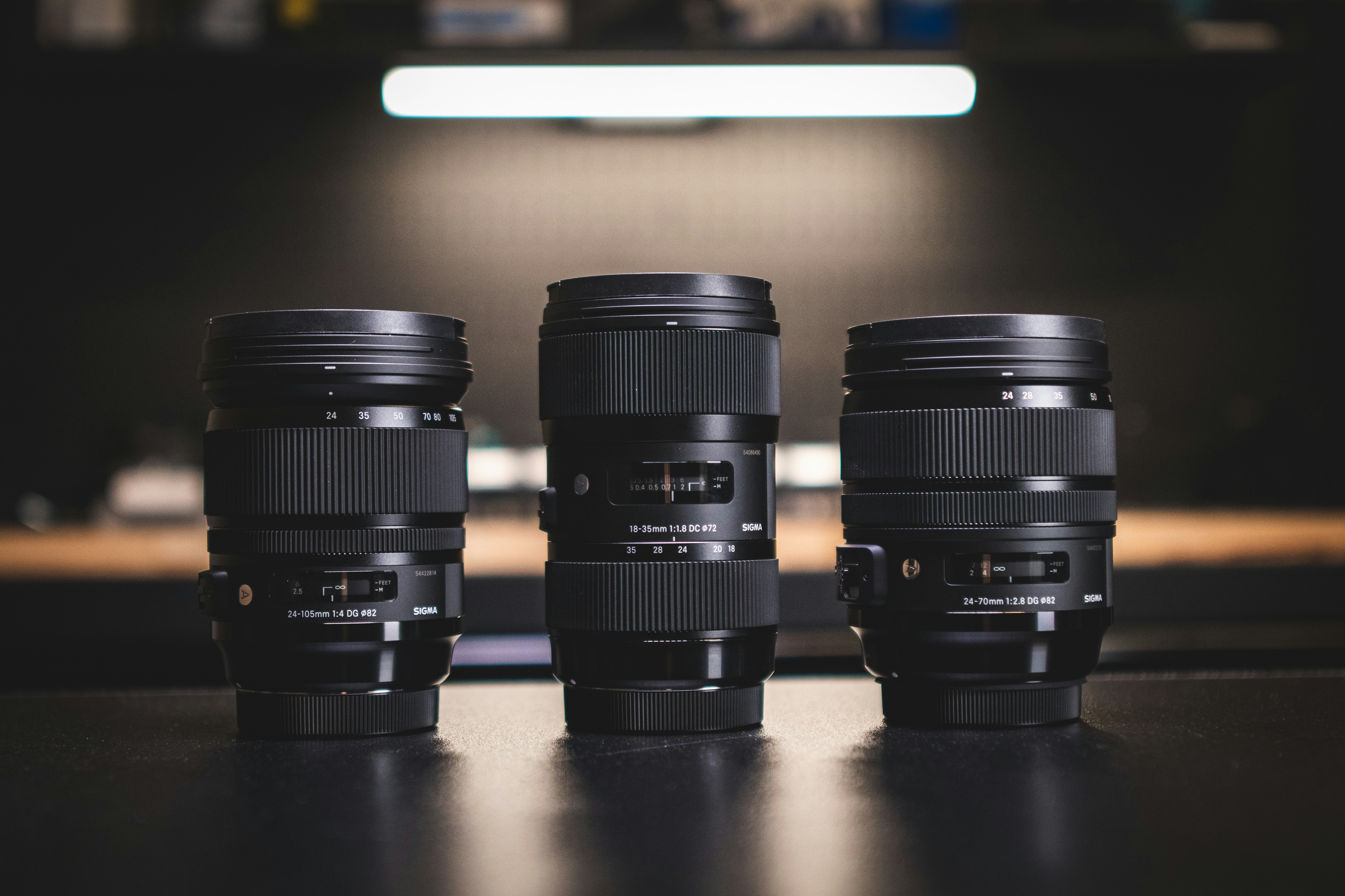 We don't usually carry lenses, but when we do, we prefer Sigma. The Art Series 18-35mm, 24-70mm, and 24-105mm, now available to buy locally at Voice & Video Sales.