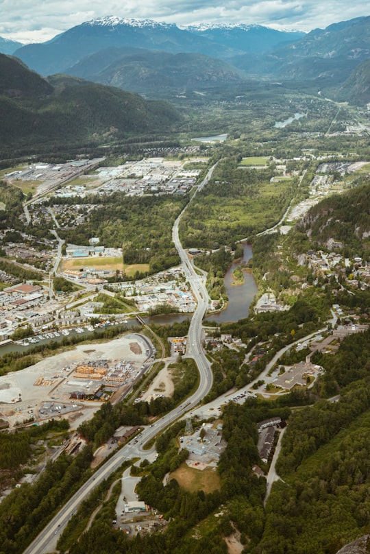 aerial view of city during daytime in Stawamus Chief Canada