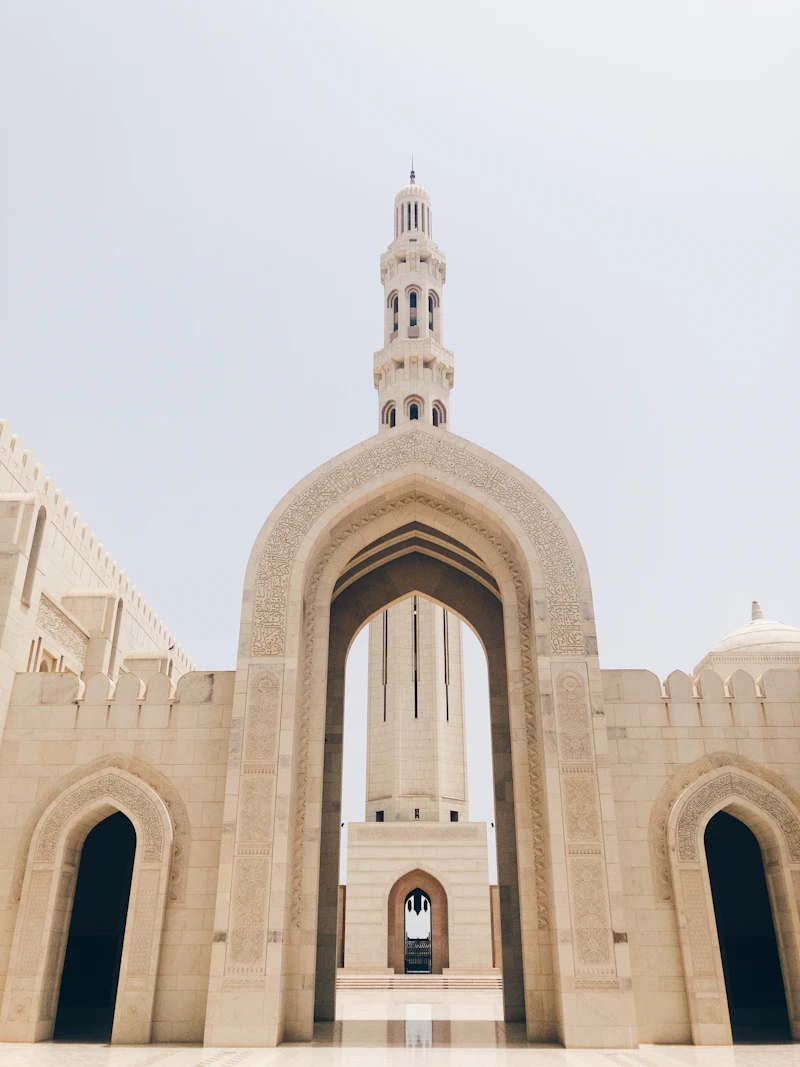 Sultan Qaboos Grand Mosque court, Muscat