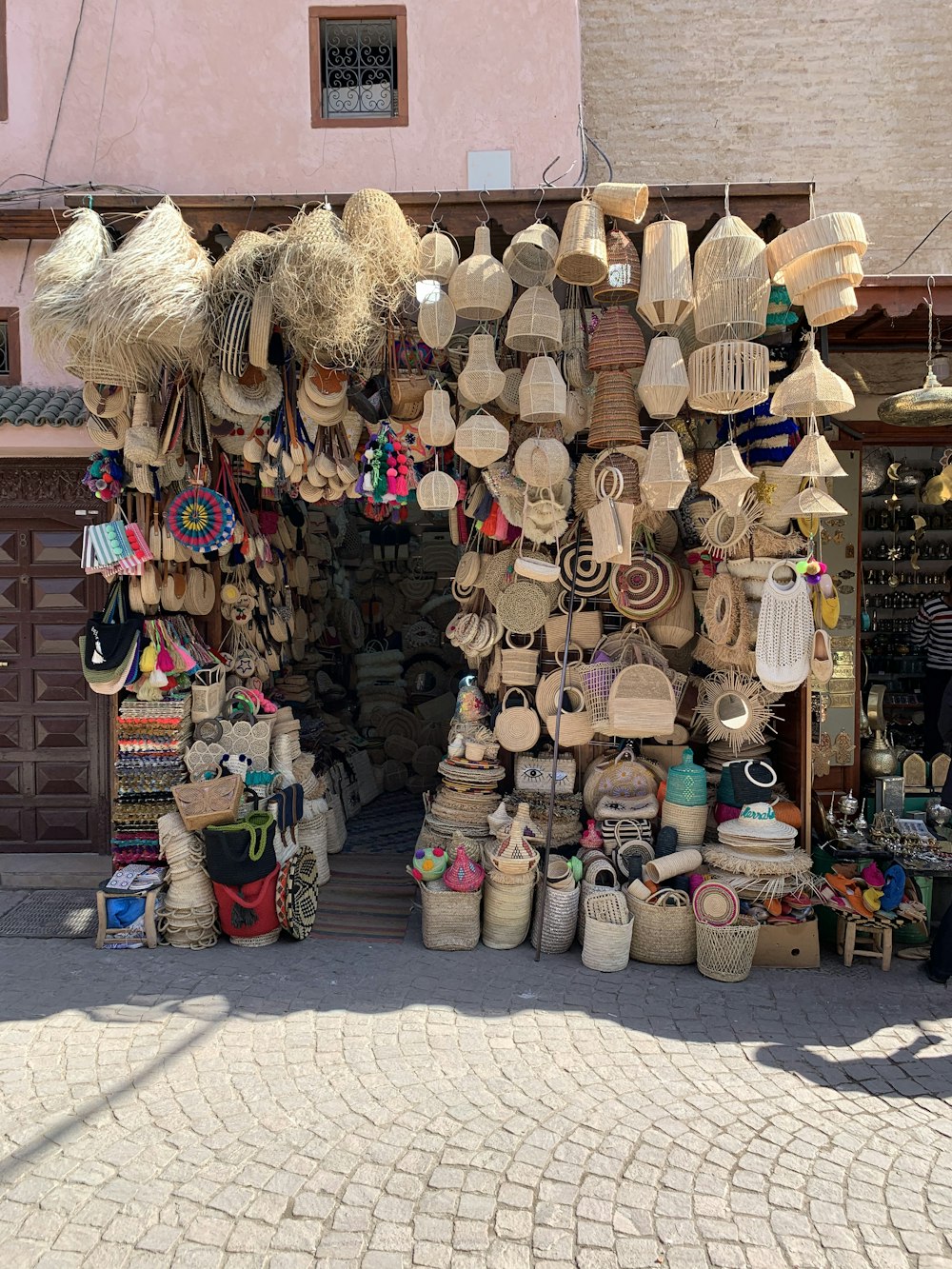 brown wooden shoes on display