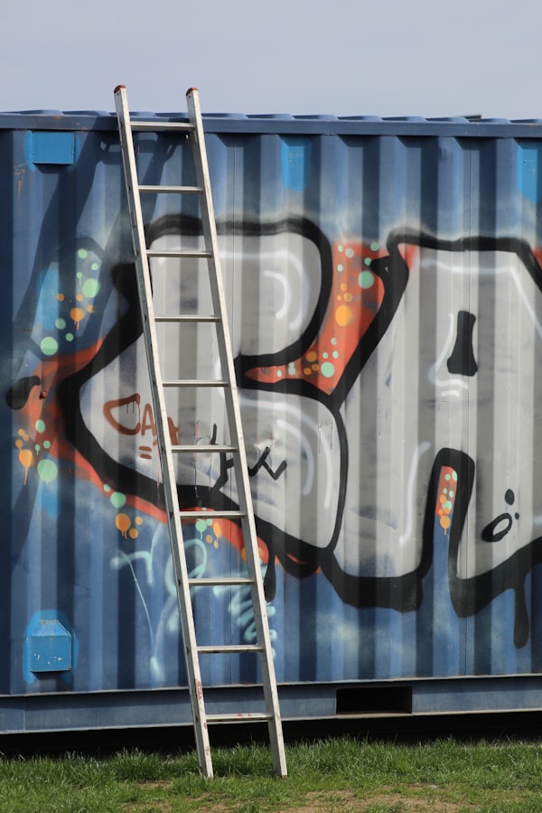 Beschermende uitrusting en ladder