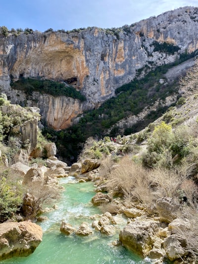 Sierra y Canones de Guara Natural Park - 从 Rio Vero, Spain