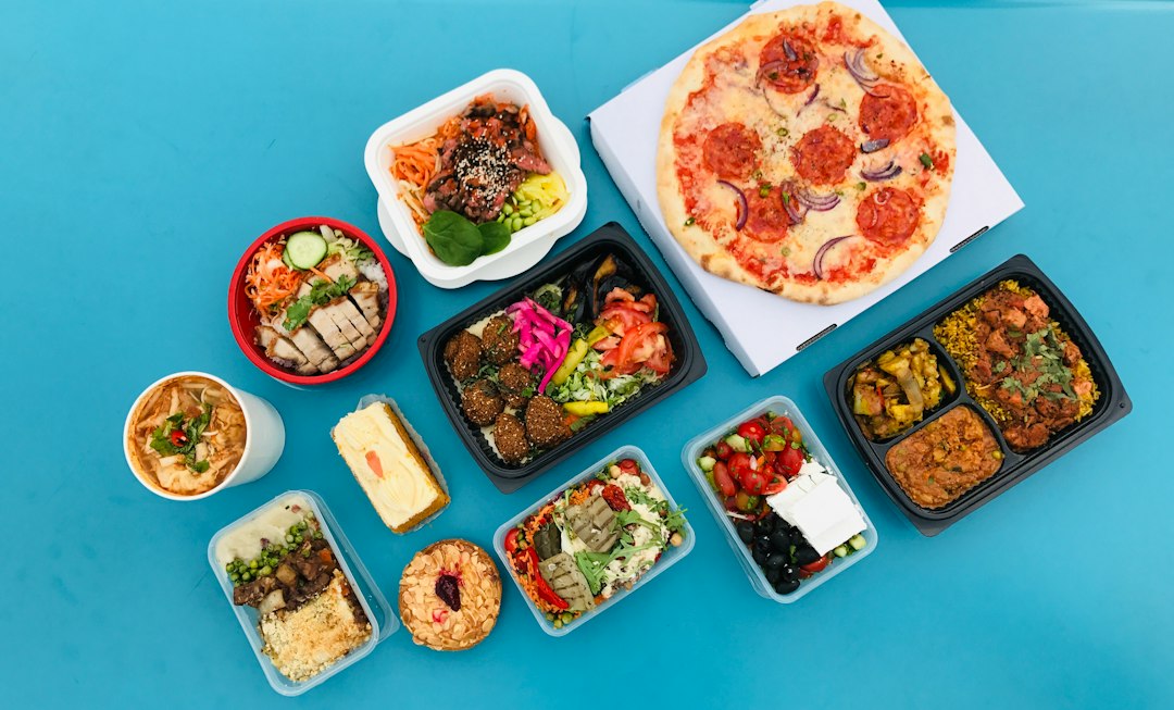 healthy ready meals closeup