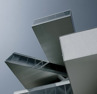 A prefabricated structure highlighting advanced construction techniques.