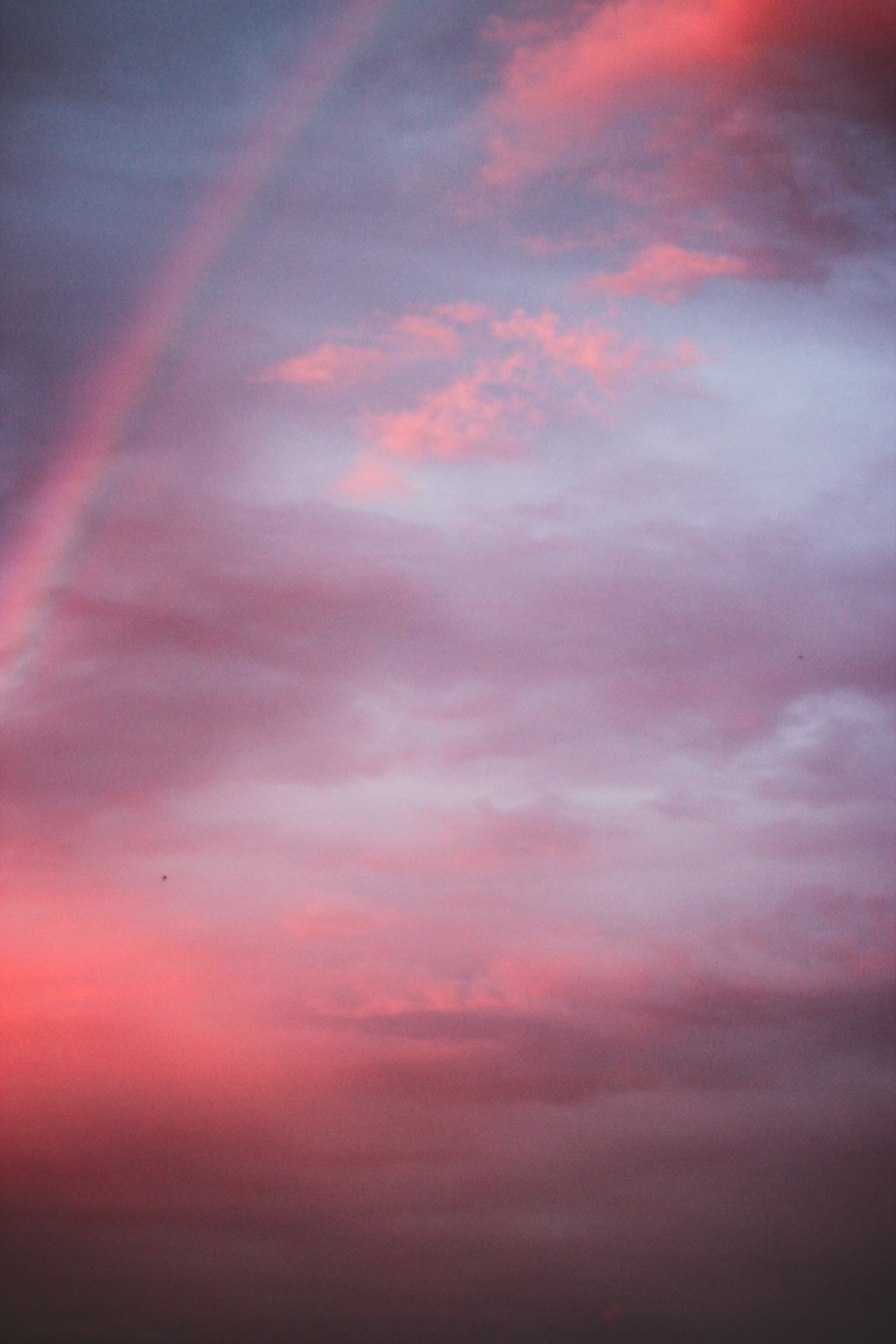 red and blue cloudy sky