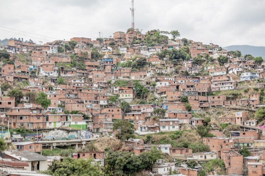 aerial view of houses during daytime in Medellin Colombia