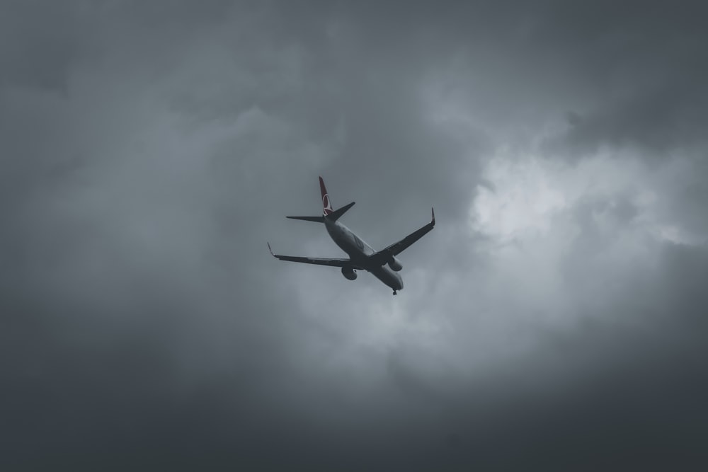 avion volant dans le ciel pendant la journée