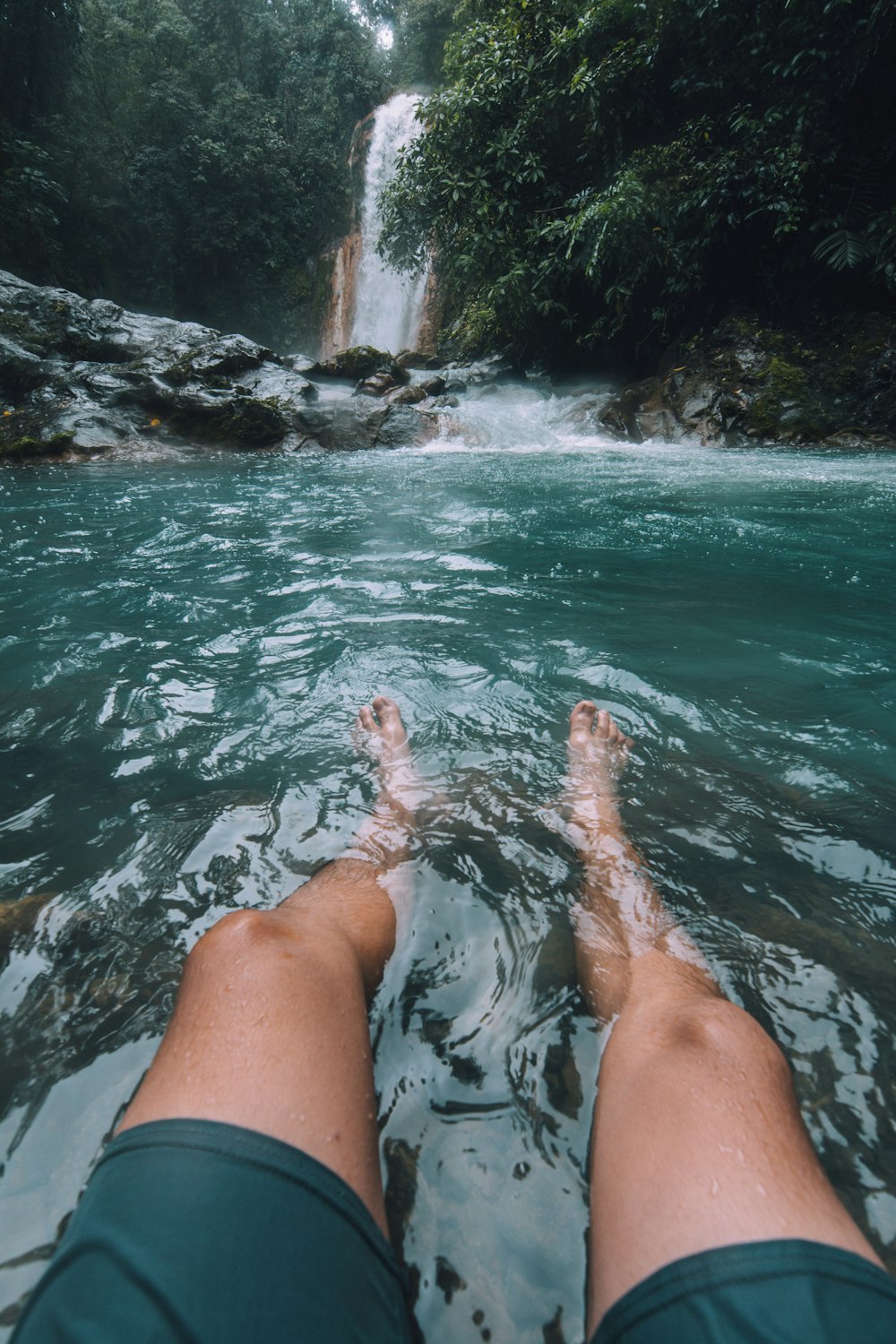 person in water during daytime