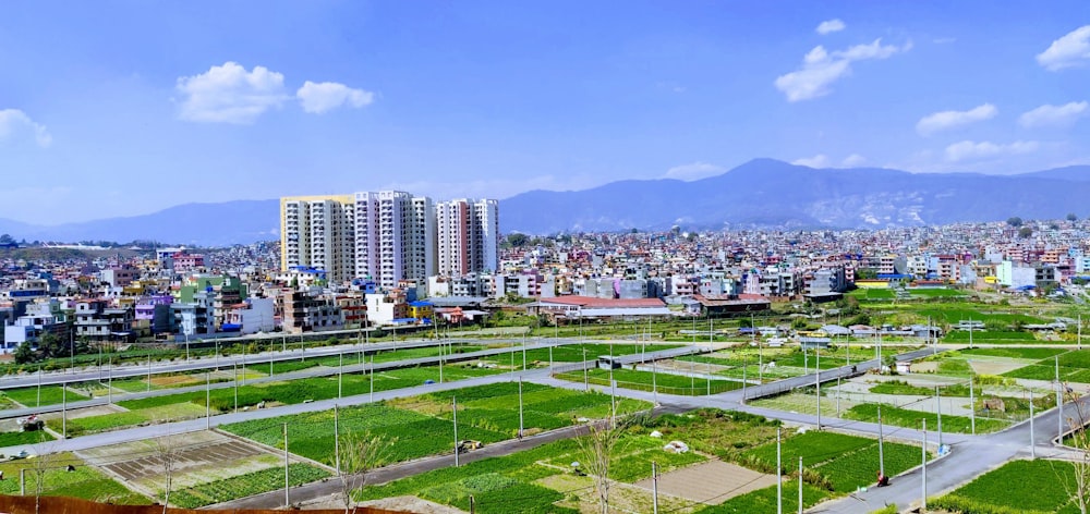 aerial view of city buildings during daytime