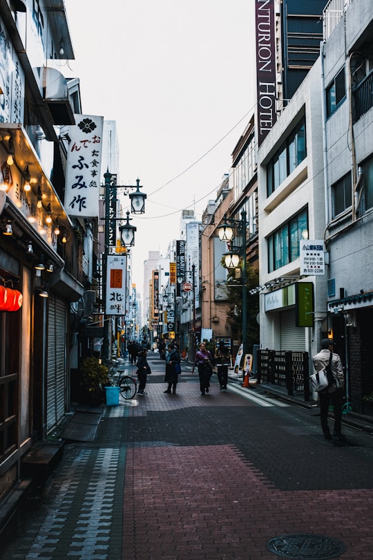 people walking on street during daytime in Ueno Japan