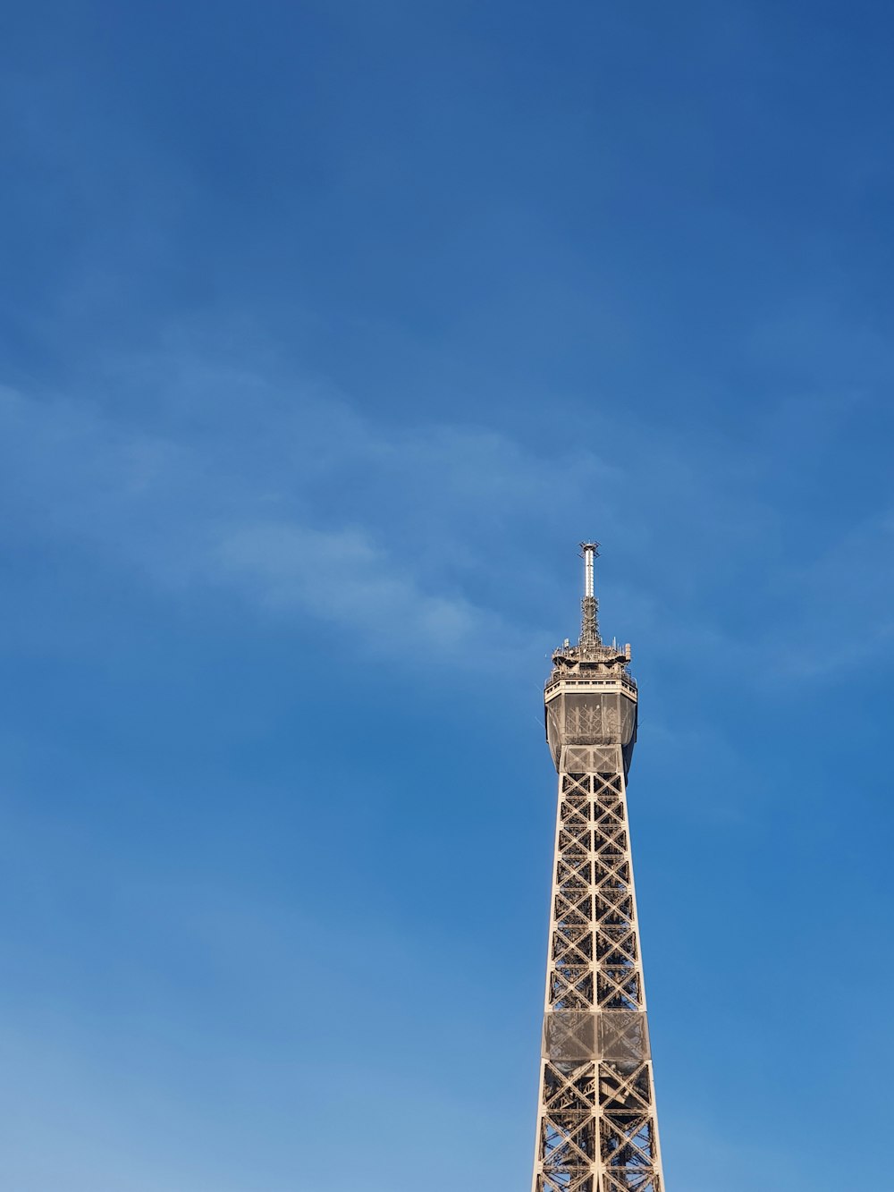 black and white tower under blue sky