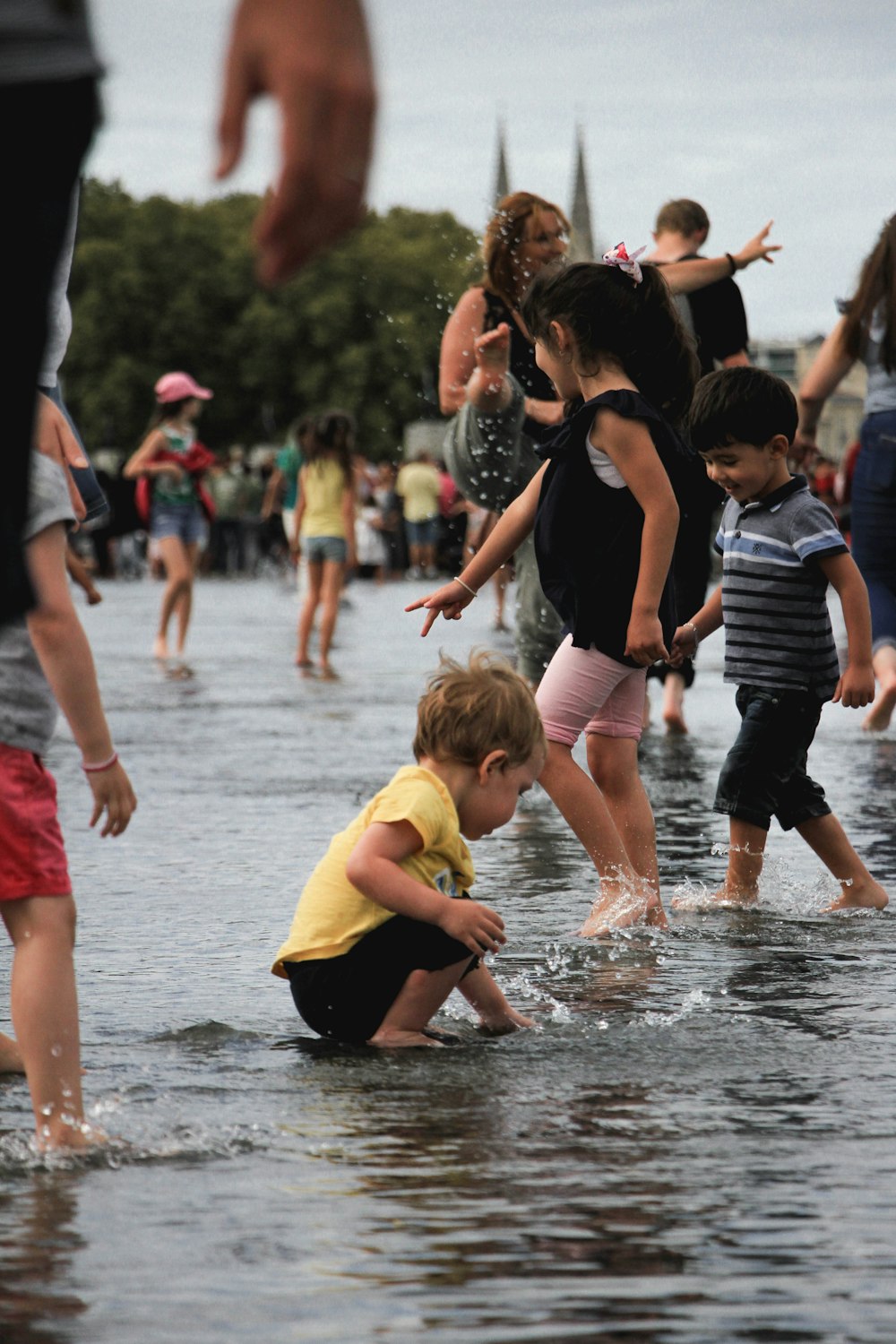 people in water during daytime