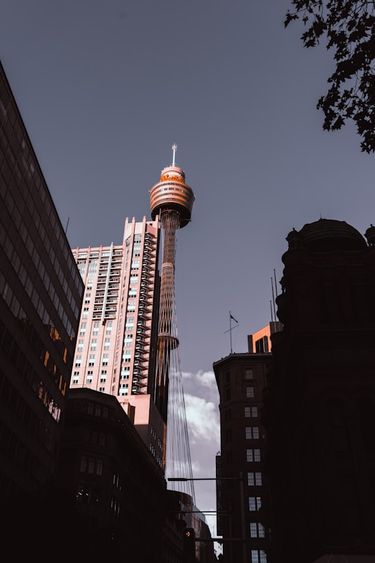 brown concrete building during daytime in Sydney Tower Australia