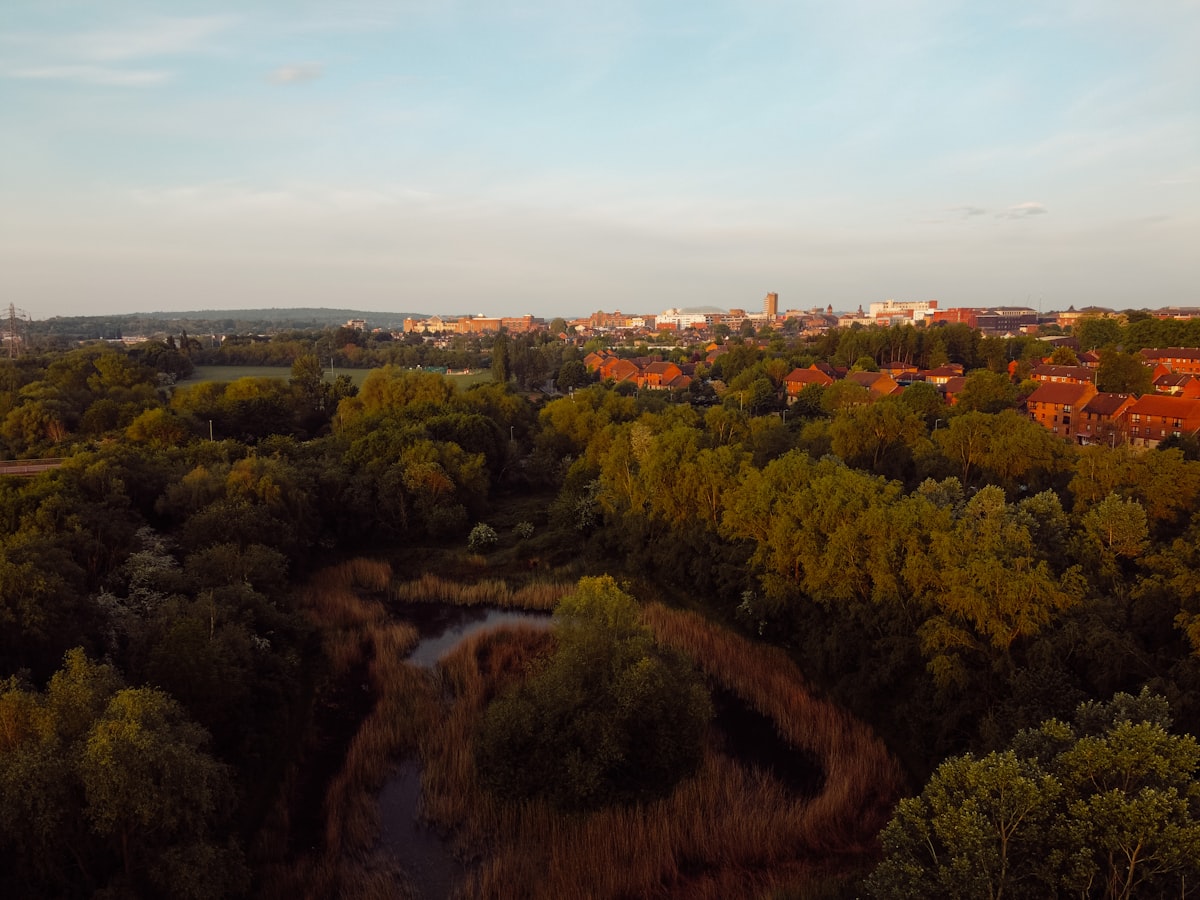 View over Watford town centre, Hertfordshire