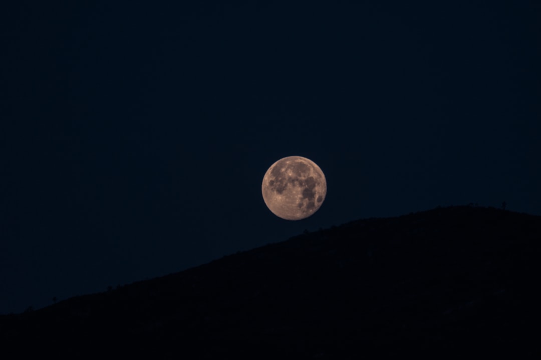 full moon in the sky