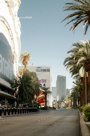 High-rise buildings in downtown Las Vegas near the Fremont corridor where new apartment housing is being added