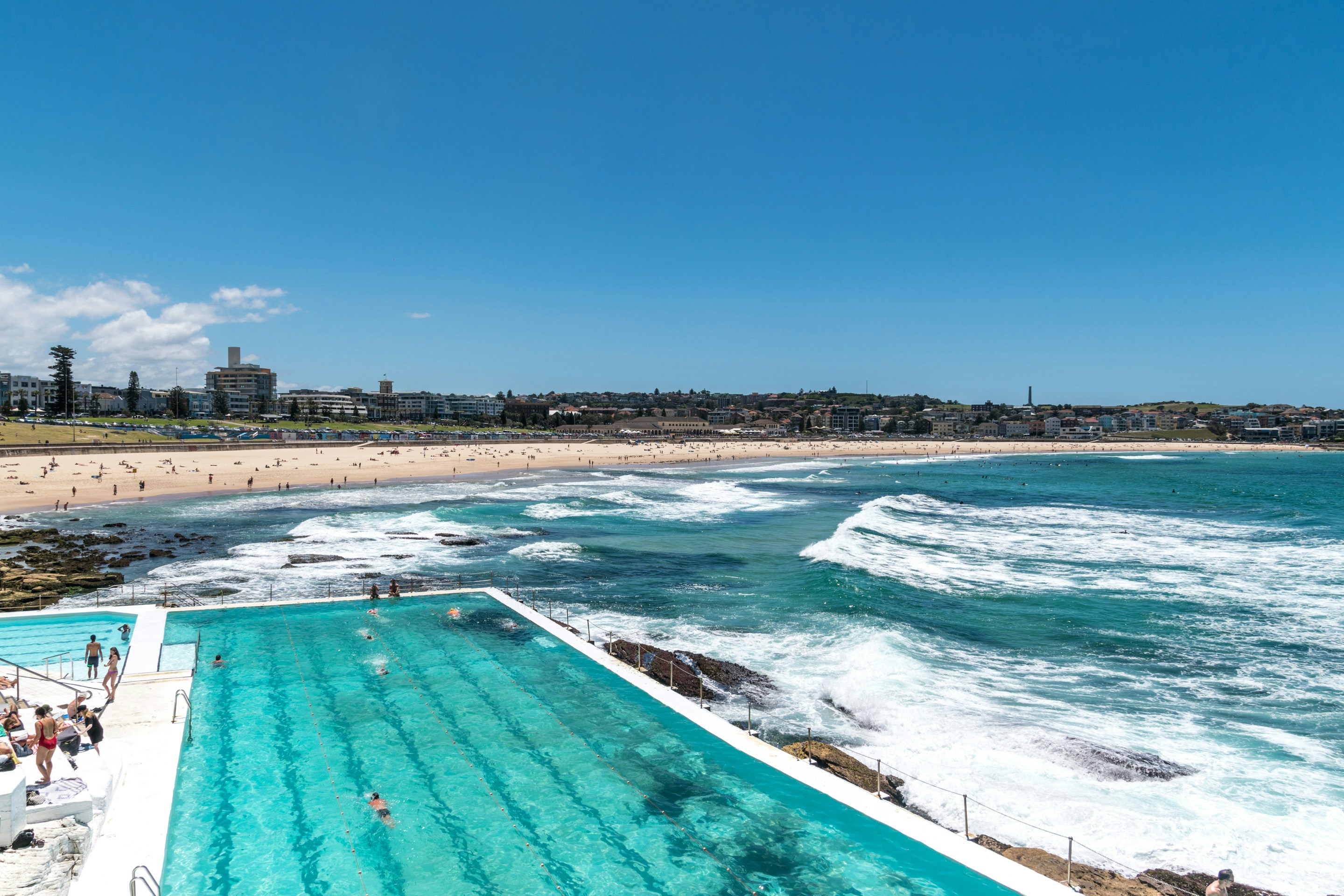 An ocean pool along Sydney's Bondi to Bronte coastal walk