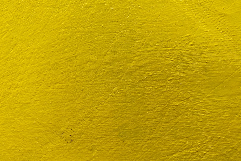 yellow painted wall with yellow paint