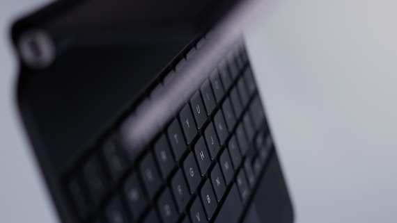 black and silver computer keyboard