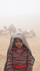 woman in green and white hijab