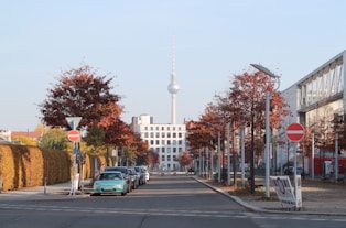 cars parked on the side of the road during daytime