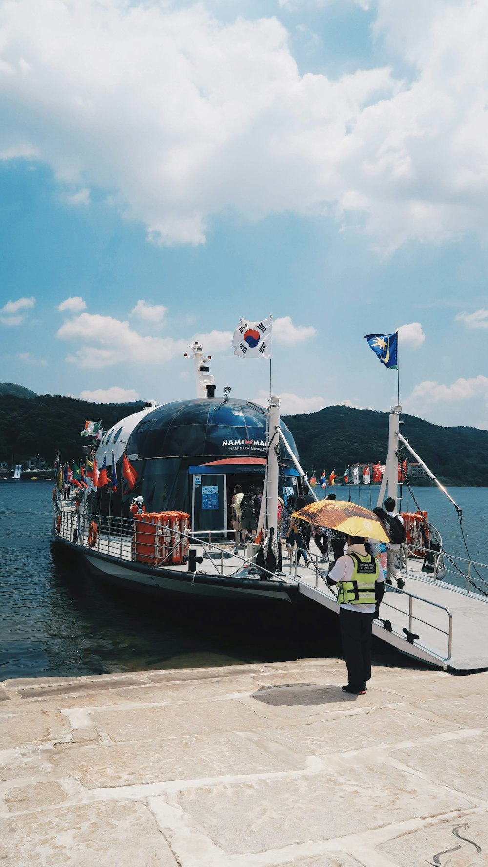 ferry boat to Nami Island near Seoul South Korea