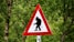 red and black dog signage