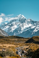 snow covered mountain under blue sky during daytime