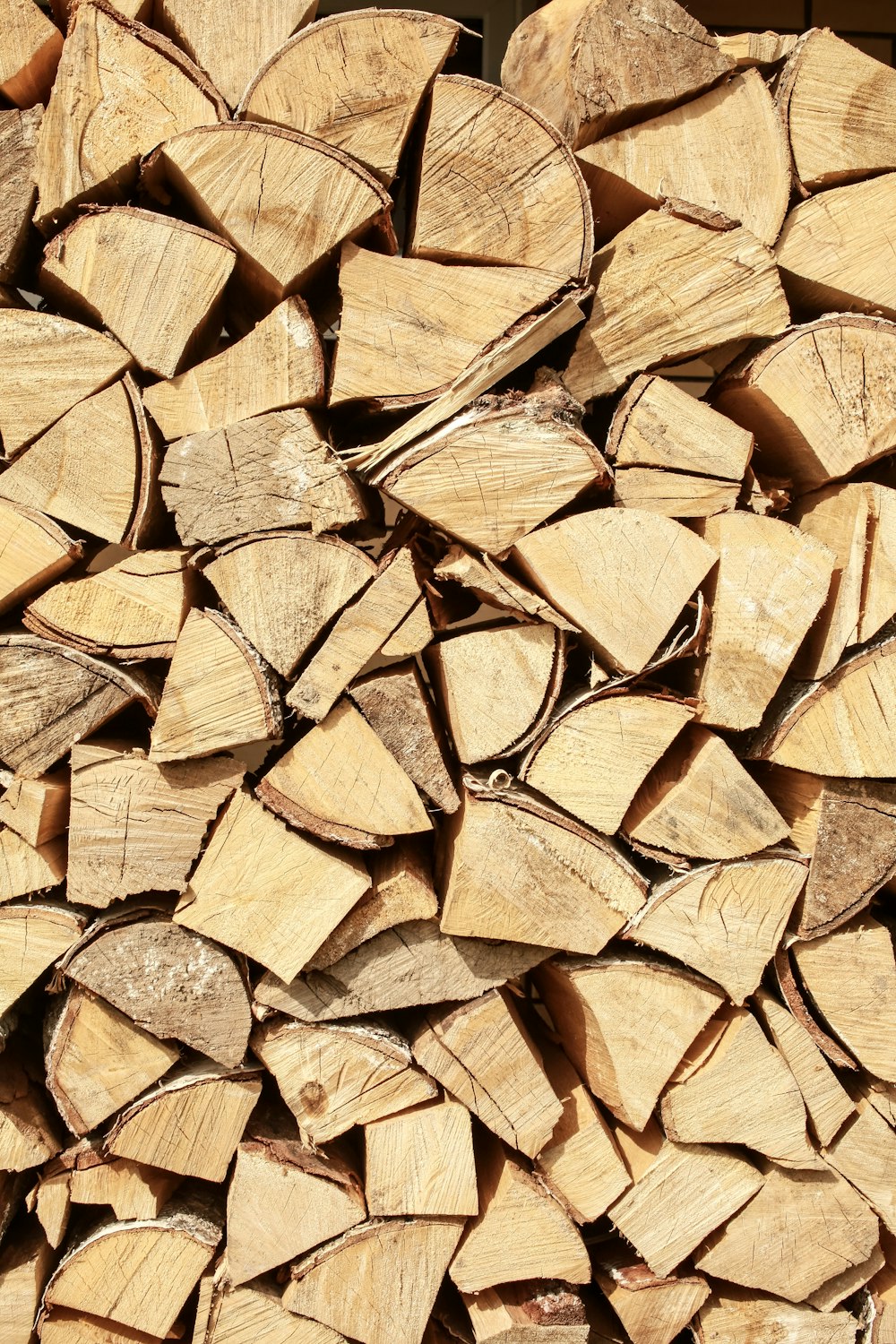 brown wood logs in close up photography