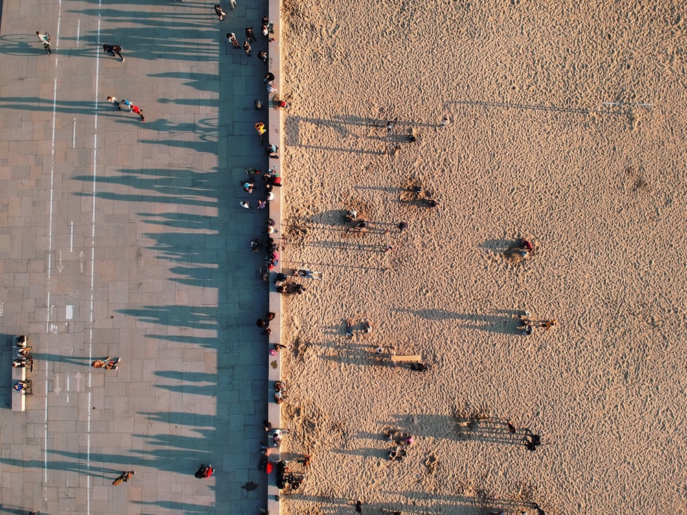 Menschen am Strand tagsüber