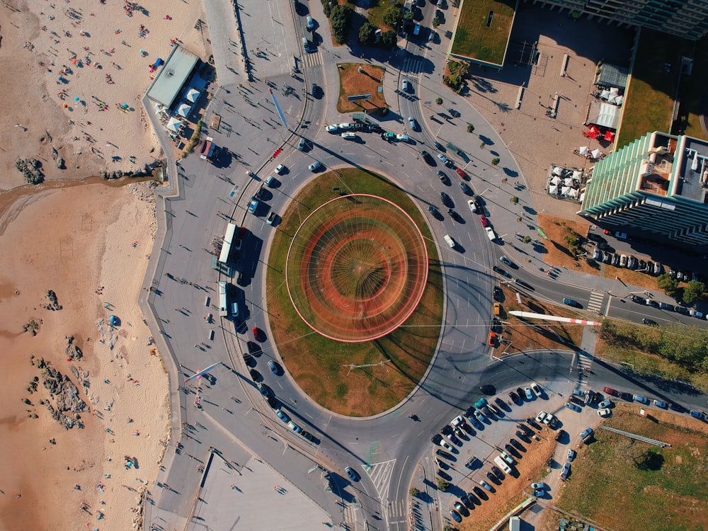 aerial view of city buildings during daytime