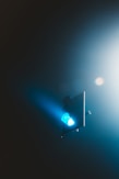 blue light in the dark