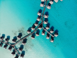 aerial view of white and gray boat on sea during daytime