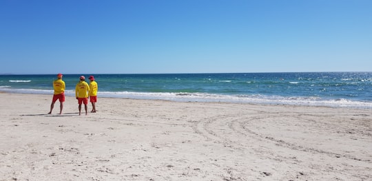 beach shore under blue sky during daytime in West Beach South Australia Australia