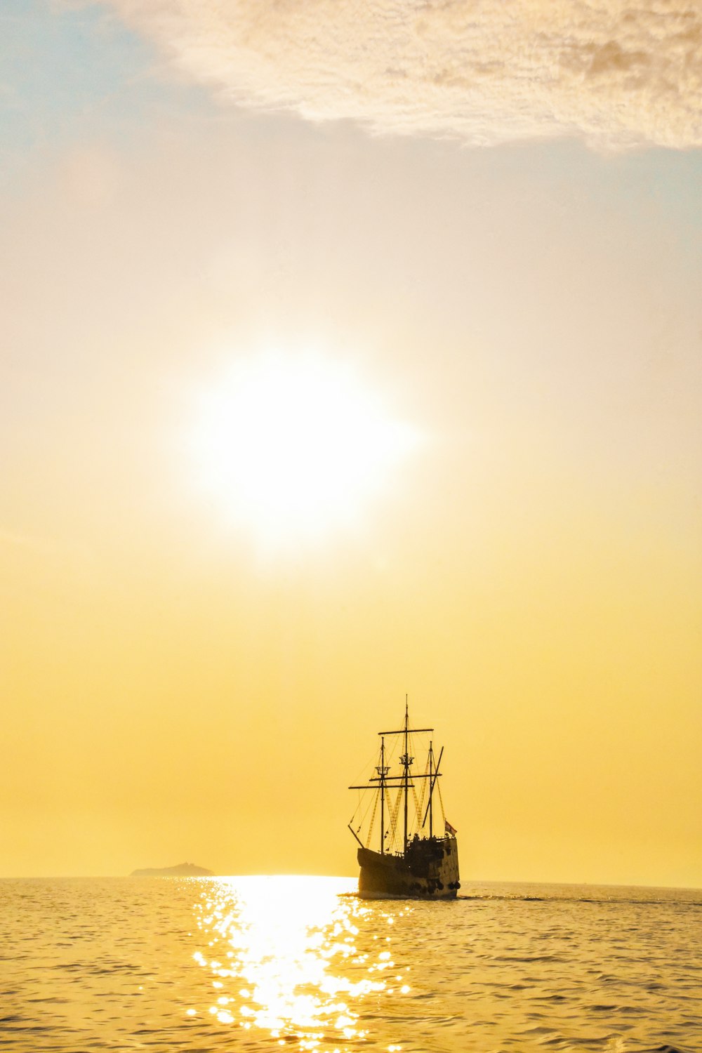 silhouette of tower during sunset